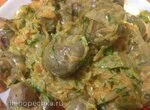 Шампиньоны с луком, морковкой и сметаной (скороварка Steba DD1)