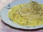 Спагетти со сливочным соусом