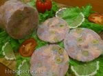 Рулет с семгой и креветками в ветчиннице Tescoma