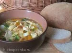 Куриный австрийский суп с блинчиками