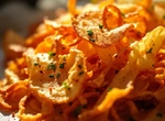 Овощные чипсы с льняной мукой