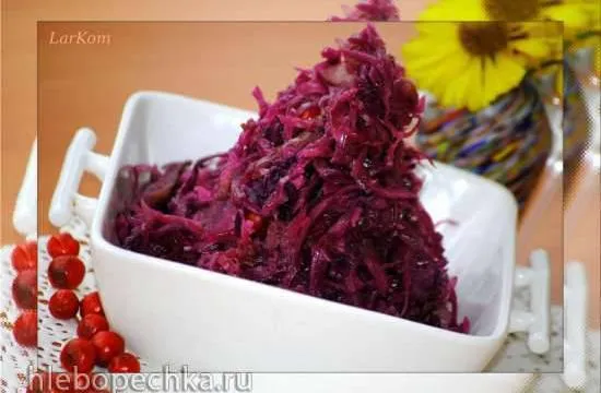 Fruchtiger Rotkohl mit Portwein (Красная капуста с фруктами и ...