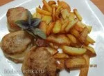 Рыбные котлеты в кляре