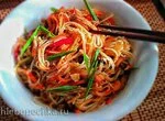 Фунчёза с мясом и овощами (как готовят в Средней Азии)