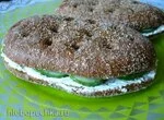 Сэндвич со свежими огурцами