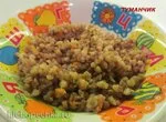 Рассыпчатая гречка с овощами из зеленой гречки в мультиварке-скороварке