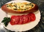 Багетная ‏״Лодочка‏״ на завтрак (пиццепечка Принцесс)