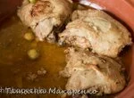 Курица с солёными лимонами в тажине