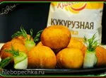 Пончики кукурузные с брынзой и оливками