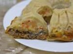 Картофельный пирог с мясом и грибами к праздничному столу