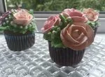 Капкейки шоколадные ‏״Летний букет‏״