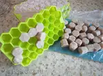 Заготовка фрикаделек и не только в силиконовых формочках для льда
