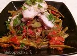 Стручковая фасоль от Джейми Оливера с рыбой и гремолатой