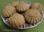 Мягкое печенье с кунжутной мукой
