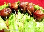 Мясные шарики в луке, беконе и с моцареллой