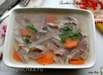Заливное из куриных желудочков