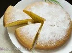 Пирог с молоком и сырой тыквой