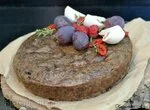 Печеночный пирог с овощами