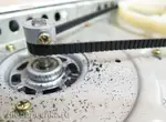 Как правильно ставить и чем смазывать ремень привода в Hitachi HB-B301?