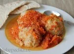 Ленивые голубцы из индейки с лепешками из манной крупы