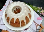 Кекс с орехами и коричной прослойкой