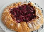 Галета с творогом и малиной (+видео)