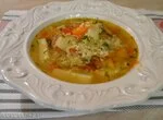 Капустняк с ферментированными овощами, и пшеном