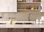 Фартук для кухонного стола