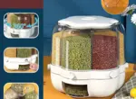 Круговой шестибоксовый контейнер для крупы, бобовых и орехов