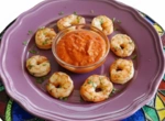 Креветки с соусом ромеско