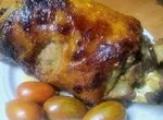 Баранья нога варёно-запечённая