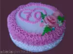Торты, украшенные кремом