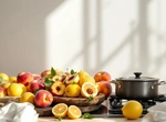 Персиковый конфитюр с яблоками и лимонами