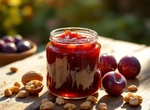 Сливовый конфитюр с грецкими орехами