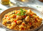 Каша пшенная с курицей